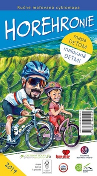 Ru�ne ma�ovan� cyklomapa Horehronie
