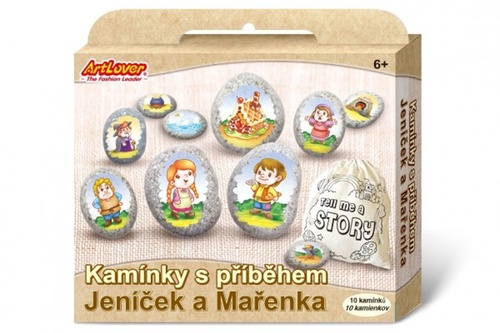 Malov�n� na kameny s p��. Jen��ek a Ma�.