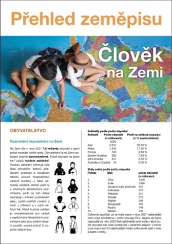�lov�k na Zemi P�ehled zem�pisu