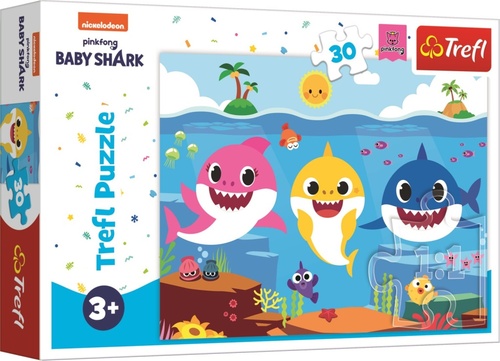 Puzzle Baby Shark: Podmo�sk� sv�t �ralok
