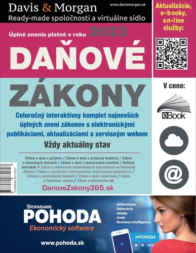 Da�ov� z�kony 2023 SK