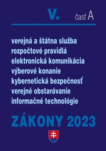 Z�kony V-A/2023 � verejn� spr�va