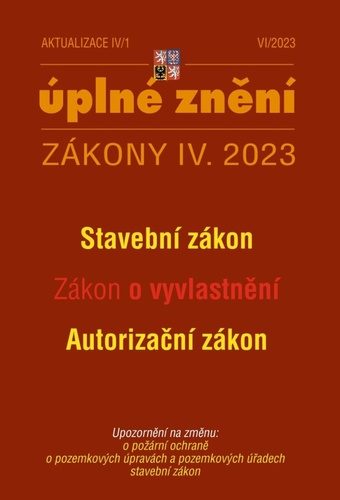 Aktualizace IV/1 2023 � Stavebn� z�kon