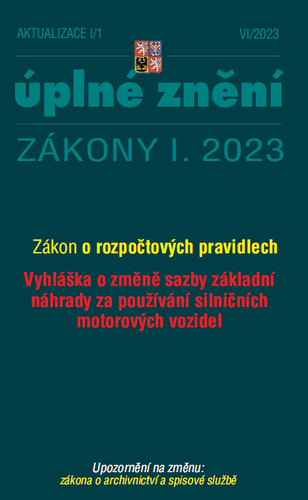 Aktualizace I/1 Z�kon o rozpo�tov�ch pra