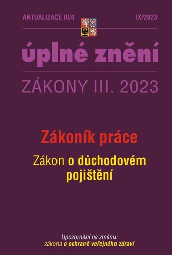 Aktualizace 2023 III/4 � Z�kon�k pr�ce