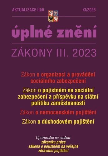 Aktualizace 2023 III/5 - o organizaci...