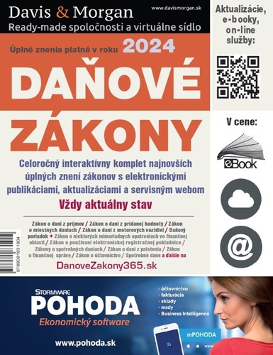 Da�ov� z�kony 2024 SK