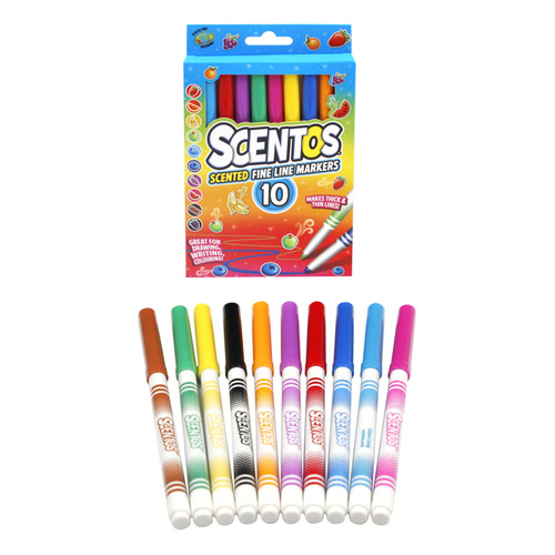 Fixy vo�av� Scentos tenk� 10 ks