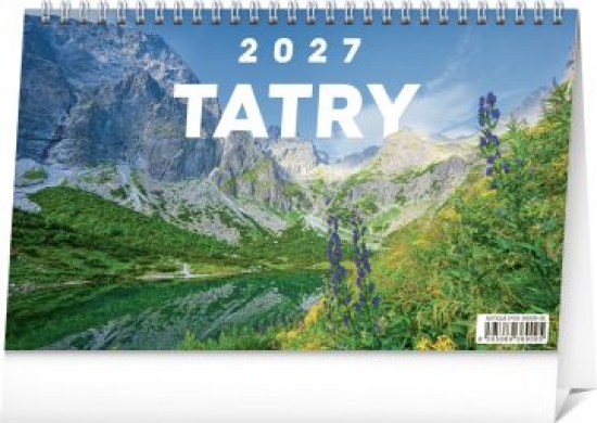 Stolov� kalend�r Tatry 2027, 23,1 x 14,5 cm