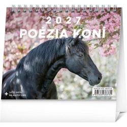NOTIQUE Stolov� kalend�r Po�zia kon� 2027, 16,5 x 13 cm