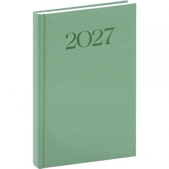 NOTIQUE Denn� di�r Biella 2027, zelen�, 15 x 21 cm