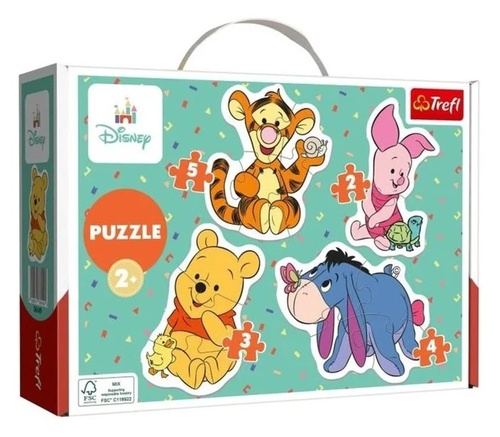 Baby puzzle Medv�dek P� 4v1 TREFL