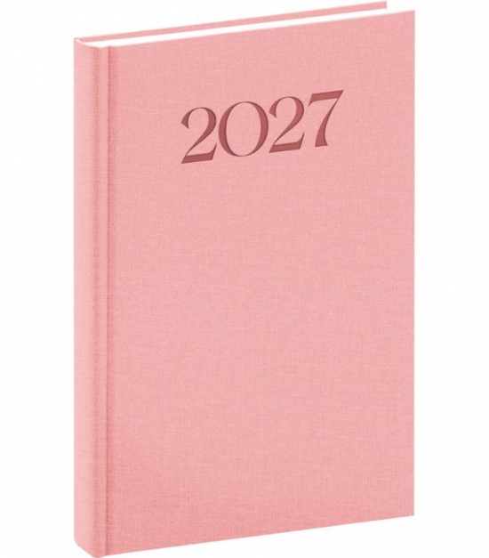 NOTIQUE Denn� di�r Biella 2027, ru�ov�, 15 x 21 cm