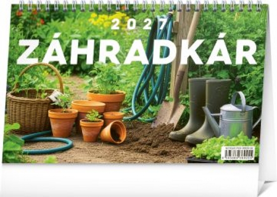 Stolov� kalend�r Z�hradk�r 2027, 23,1 x 14,5 cm