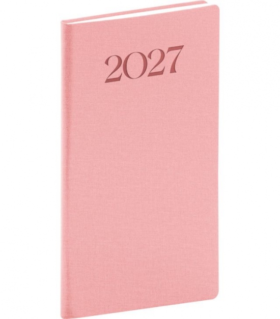 NOTIQUE Vreckov� di�r Biella 2027, ru�ov�, 9 x 15,5 cm