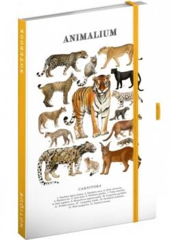NOTIQUE Notes Animalium � Ma�kovit� �elmy, linajkov�, 13 x 21 cm