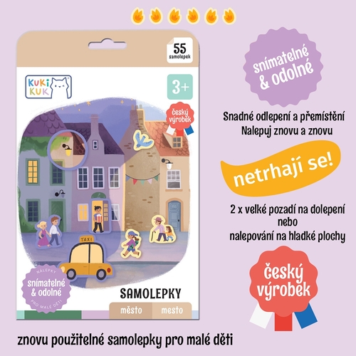 Samolepky m�sto