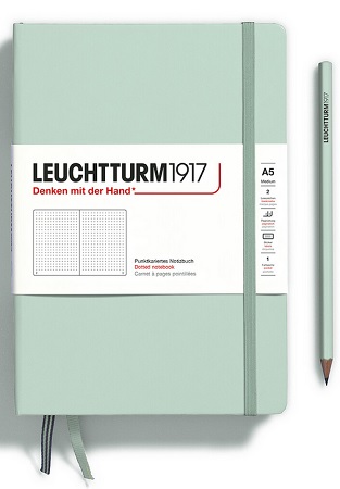 LEUCHTTURM1917 Medium (A5) Mint Green, 251 p., bodkovan� - z�pisn�k