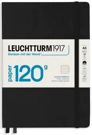 Z�pisn�k LEUCHTTURM1917 ed�cia 120G Black, 203 p., riadkovan�