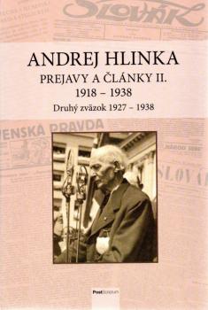 Andrej Hlinka: Prejavy a �l�nky II. 1918-1938