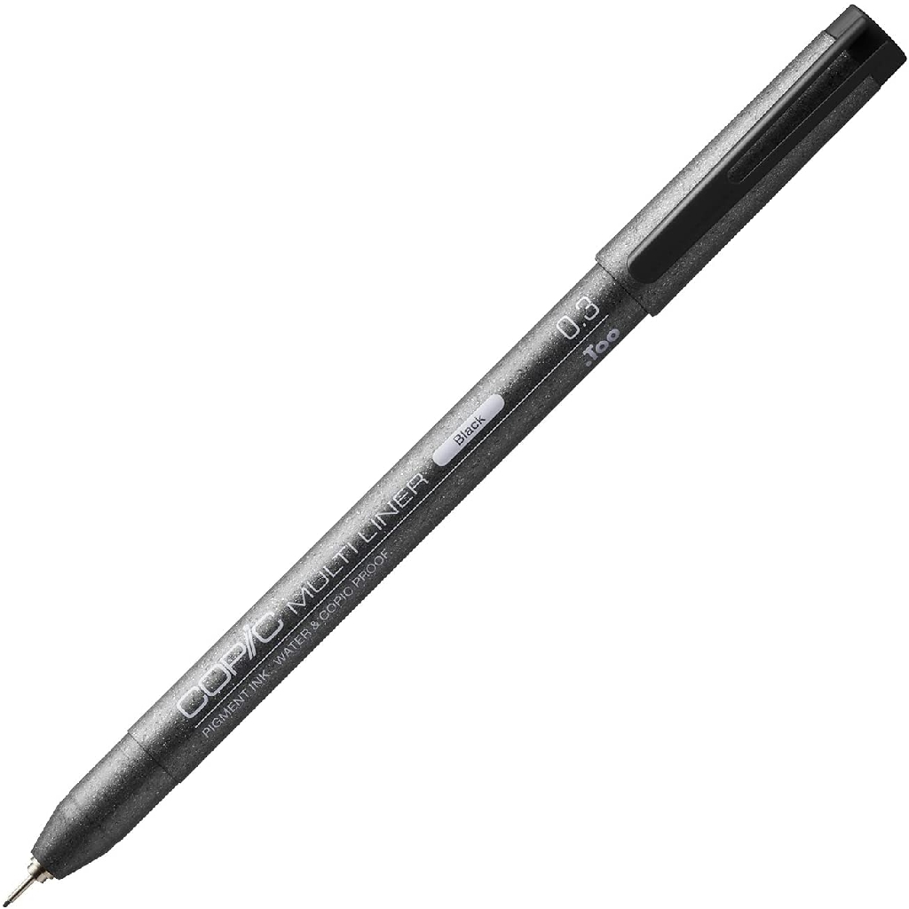COPIC Multiliner �ern� 0,3mm