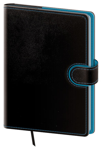 Di��27 Denn� A5 Flip �erno-modr� HELMA