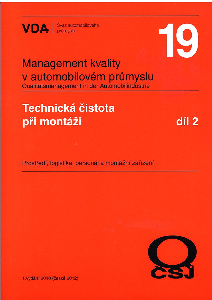 VDA 19.2 - Technick� �istota p�i mont�i