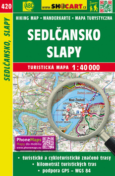 Sedl�ansko, Slapy 1:40 000