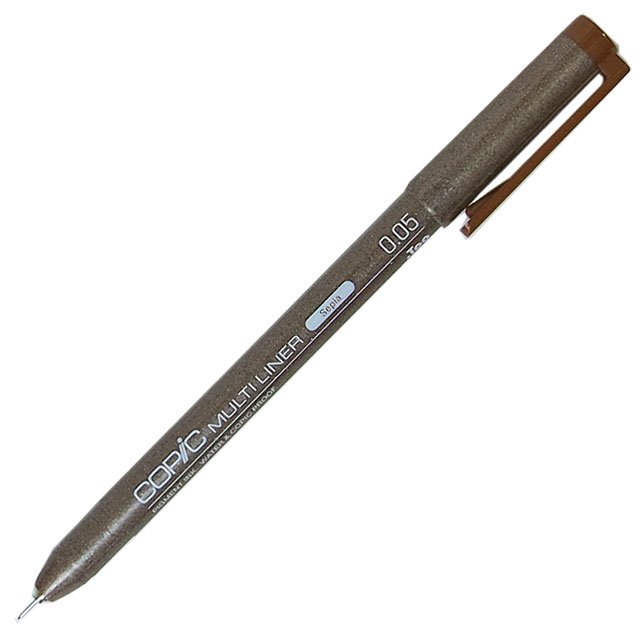 COPIC Multiliner sv�tle hn�d� 0,05mm