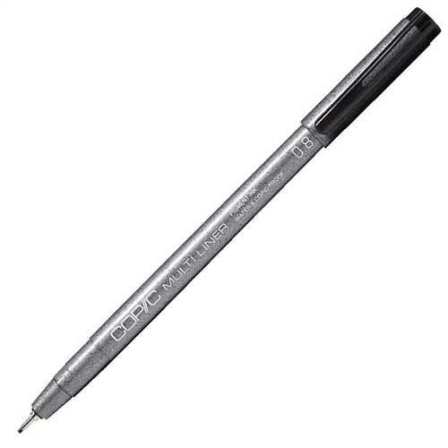 COPIC Multiliner �ern� 0,8mm