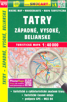 Tatry - Z�padn�, Vysok�, Belianske 1:40T