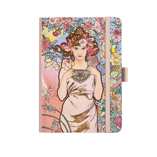 Notes A5 Alfons Mucha 27 linky r�� B�K