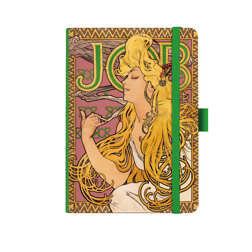 Notes A5 Alfons Mucha 27 pr�zd zelen B�K