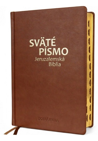 Sv�t� p�smo - Jeruzalemsk� Biblia (ve�k� form�t) hned� ob�lka so zlatorezom
