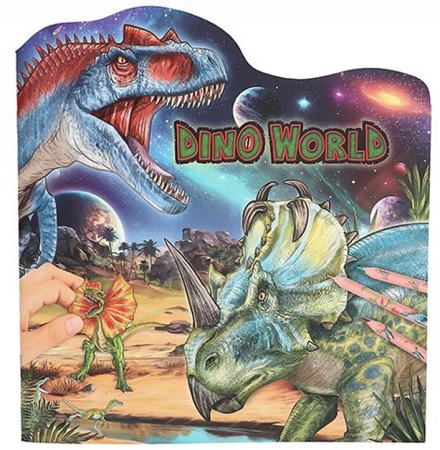 Kreat�vna oma�ov�nka so samolepkami - Dino World, 44 kusov