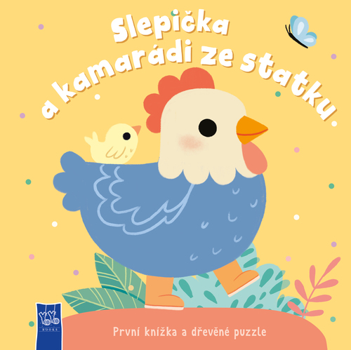 Prvn� kn�ka a d�ev�n� puzzle Slepi�ka..
