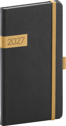 Di��27 Kapesn� Twill �erno-zlat� PRESCO