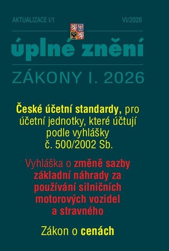 Aktualizace �esk� ��etn� standardy, Z�ko