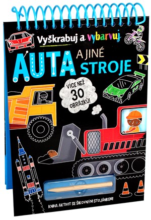 Auta a jin� stroje - Vy�krabuj a vybarvuj