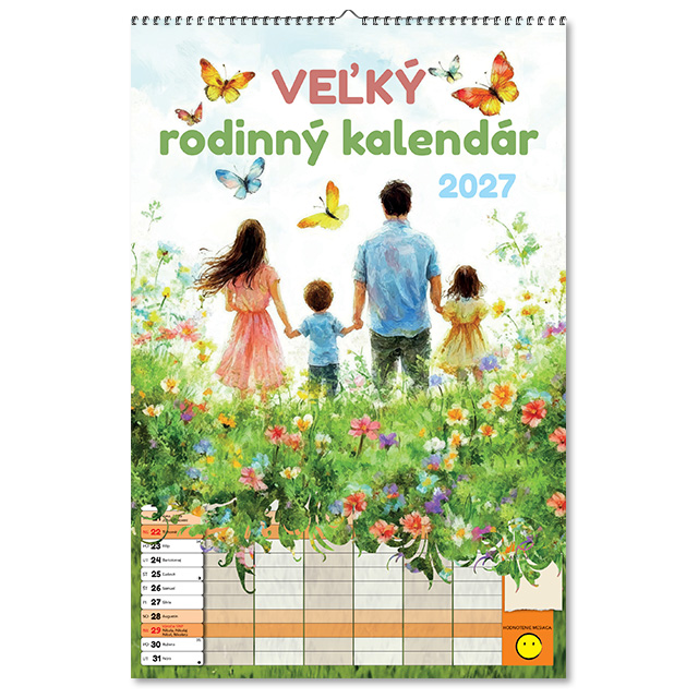 Ve�k� rodinn� kalend�r 2027 - n�stenn� kalend�r