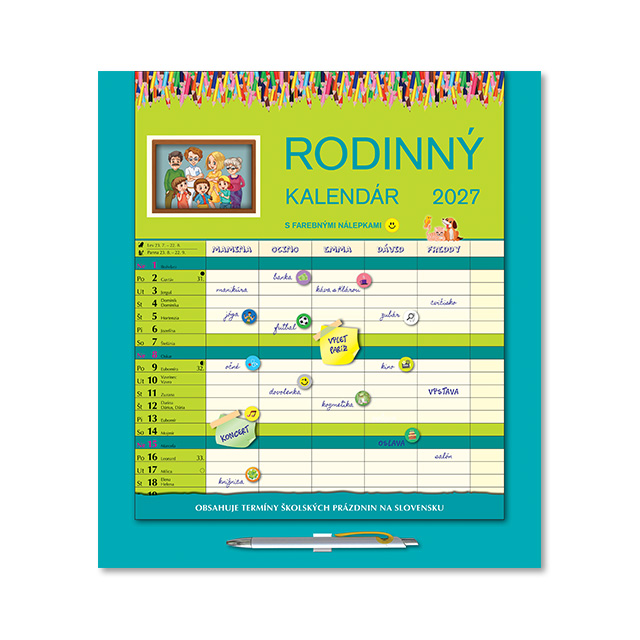 Rodinn� kalend�r 2027 - n�stenn� kalend�r