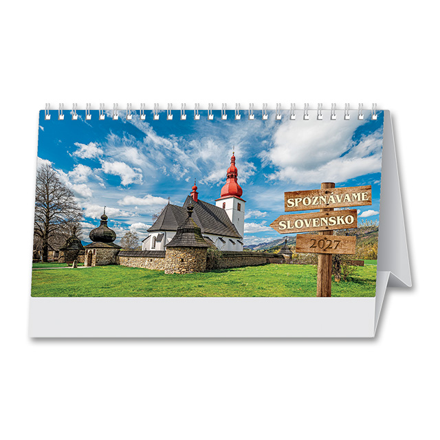 Spozn�vame Slovensko 2027 - stolov� kalend�r