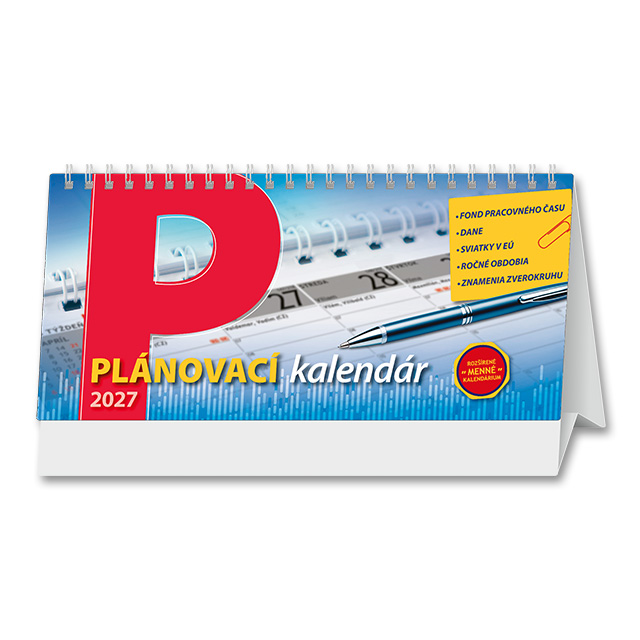 Pl�novac� 2027 - stolov� kalend�r
