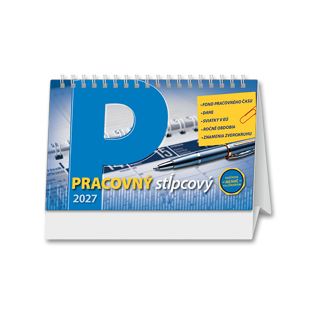Pracovn� st�pcov� 2027 - stolov� kalend�r