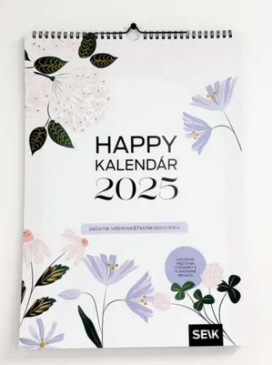 Happy kalend�r 2025 - N�stenn� (za�iatok v�ho naj��astnej�ieho roka)