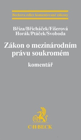 Z�kon o mezin�rodn�m pr�vu soukrom�m. Koment��