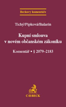 Kupn� smlouva v nov�m ob�ansk�m z�kon�ku