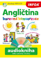 Audiokniha - Angli�tina - Barevn� konverzace + mp3 CD