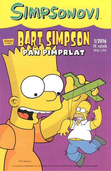 Bart Simpson 1 2016: P�n pimprlat