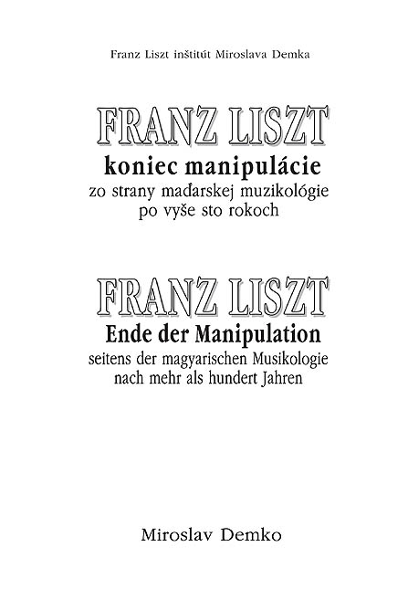 Franz Liszt - koniec manipul�cie